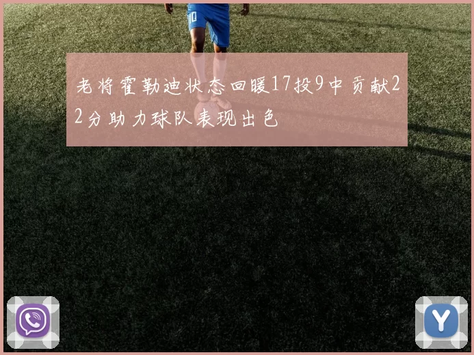 老将霍勒迪状态回暖17投9中贡献22分助力球队表现出色